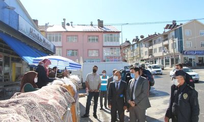 GEREDE KAYMAKAMI KORONA DENETİMLERİNE KATILDI