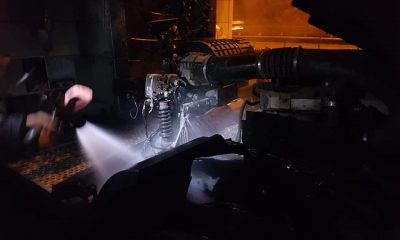 GEREDE İTFAİYESİ TIR YANGININA MÜDAHALE ETTİ