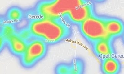 İŞTE KORONA HARİTASI: GEREDE’DE KORONAVİRÜS KOL GEZİYOR