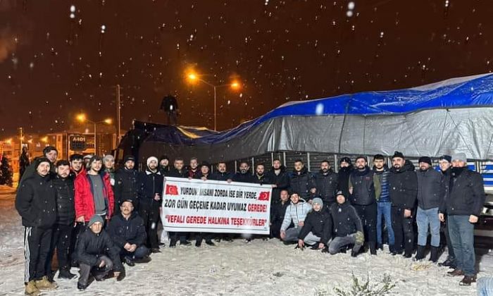 VEFALI GEREDE HALKINA TEŞEKKÜRLER