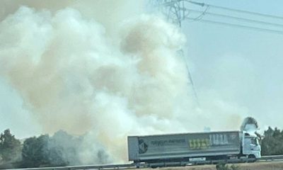 GEREDE’DE YİNE BÜYÜK YANGIN ÇIKTI: ALEV­LERE MÜDAHALE SÜRÜYOR