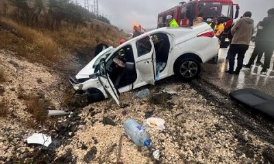 FECİ KAZADA 2 KİŞİ ÖLDÜ