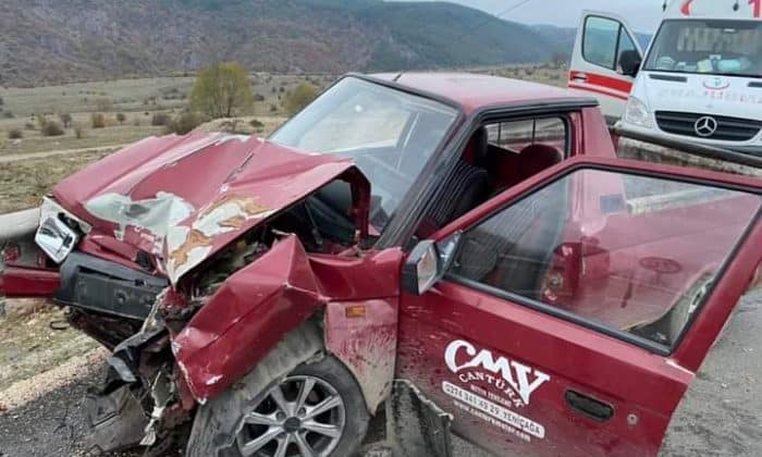 GEREDE IBRICAK KÖYÜ MEVKİİNDE KAZA