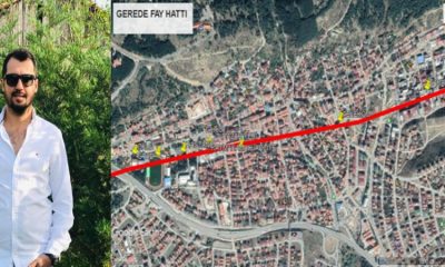 İŞTE İLÇE MERKEZİ’NDEN GEÇEN GEREDE FAY HATTI