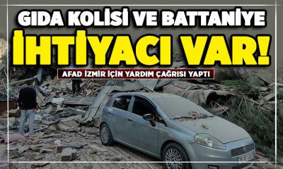 KAYMAKAMLIKTAN İZMİR İÇİN YARDIM ÇAĞRISI