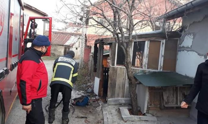 GEREDE’DE BİR EVDE YANGIN ÇIKTI