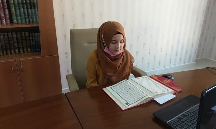 KUR’AN-I KERİM’İ GÜZEL OKUMA YARIŞMASININ BİRİNCİSİ GEREDELİ KÜBRA OLDU