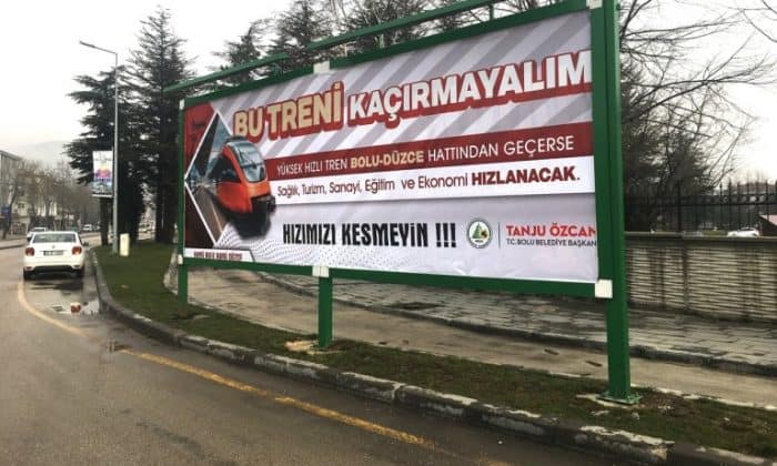 TANJU ÖZCAN HIZLI TREN GEREDE’DEN GEÇSİN DİYE ÇALIŞIYOR