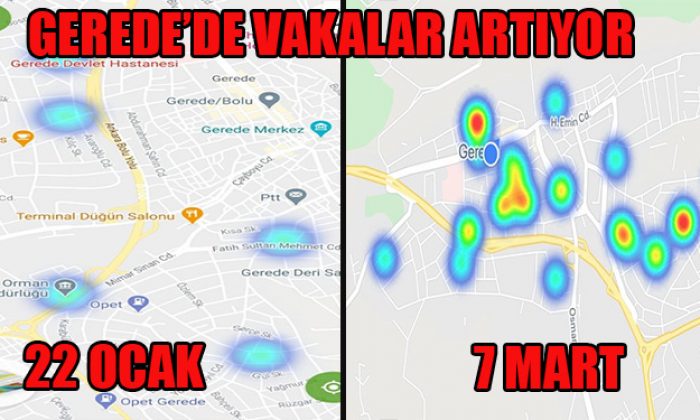 GEREDE’DE KORONA VAKALARI YENİDEN ARTIYOR