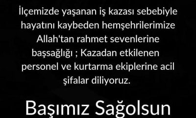 İYİ PARTİ İLÇE BAŞKANINDAN BAŞSAĞLIĞI