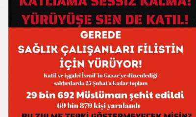 Sağlık Çalışanlarından Gazze Halkının Yanında Durma Çağrısı: “Katliama Sessiz Kalma!”