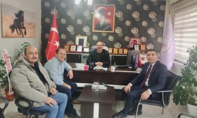 KAYMAKAM FATİH KAYA’DAN ABDULLAH GÜLER’E HAYIRLI OLSUN ZİYARETİ