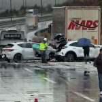 GEREDE–ANKARA YOLUNDA ZİNCİRLEME KAZA: 3 ARAÇ ÇARPIŞTI