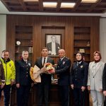 TÜRK POLİS TEŞKİLATI 181 YAŞINDA: İLÇE EMNİYETİNDEN KAYMAKAM KAYA’YA ZİYARET