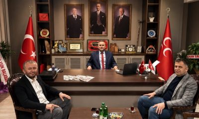 YENİ ATANAN BAŞKANA YOĞUN HAYIRLI OLSUN ZİYARETLERİ