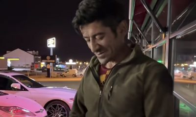 HAKKI USTA, ARAÇ MOTORUNDA SIKIŞAN YAVRU KEDİYİ KURTARDI